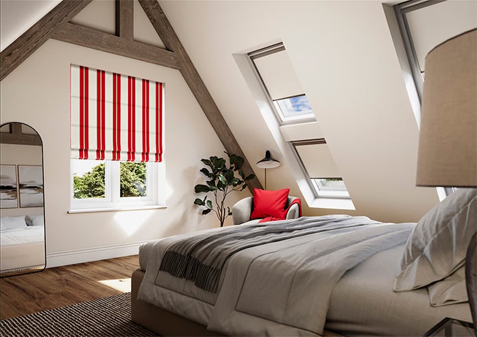 The British Stripe Co. Edward, London No.1 - Roman Blind - Image 6